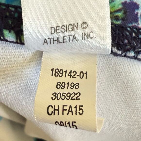 Athleta Hypersonic Sonar Tights Caspian Blue Size Small - Picture 6 of 6